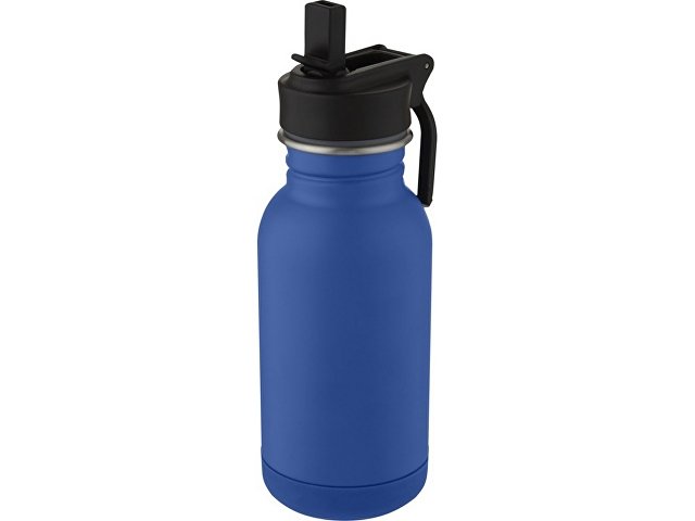 картинка Lina, спортивная бутылка из нержавеющей стали объемом 400 мл с трубочкой и петлей, темно-синий от магазина Одежда+