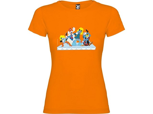 картинка Футболка "Бременские музыканты" женская, оранжевый от магазина Одежда+