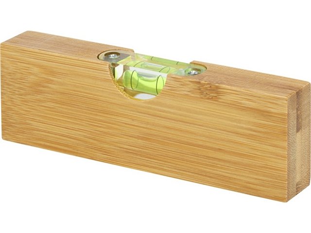 картинка Уровень спиртовой Flush из бамбука с открывалкой для бутылок - Натуральный от магазина Одежда+