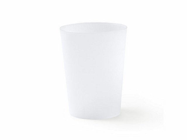 картинка Многоразовая чашка PONTAL из гибкого полипропилена 500 мл, полупрозрачный от магазина Одежда+