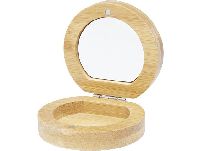 картинка Карманное зеркало в бамбуковой раме Afrodit, natural от магазина Одежда+