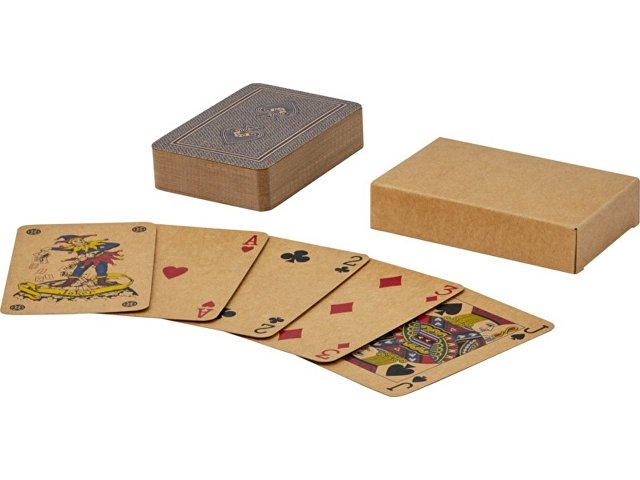 картинка Набор игральных карт из крафт-бумаги Ace - Натуральный от магазина Одежда+