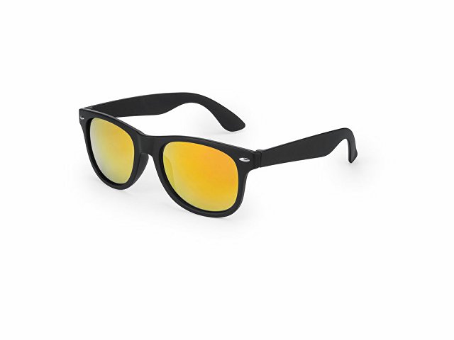 картинка Солнцезащитные очки CIRO с зеркальными линзами, черный/апельсин от магазина Одежда+