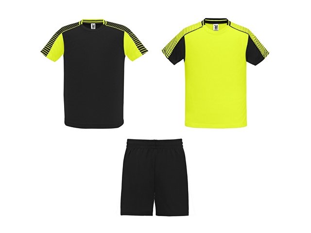 картинка Спортивный костюм "Juve", неоновый желтый/черный от магазина Одежда+