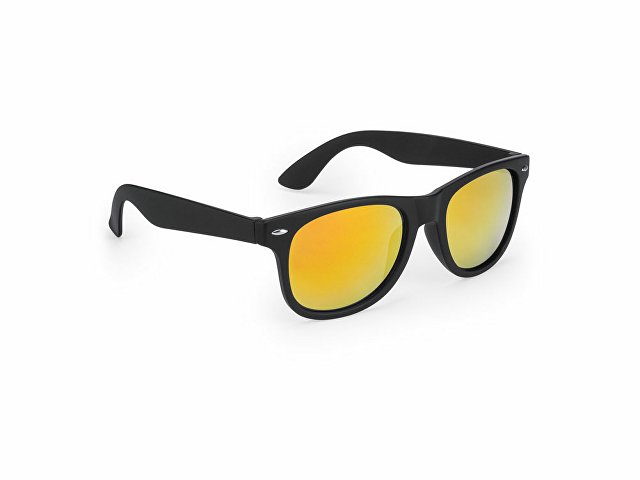 картинка Солнцезащитные очки CIRO с зеркальными линзами, черный/желтый от магазина Одежда+