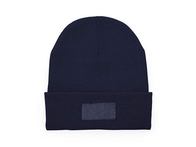 картинка Вязаная шапка BULNES из двухслойного акрила, темно-синий от магазина Одежда+