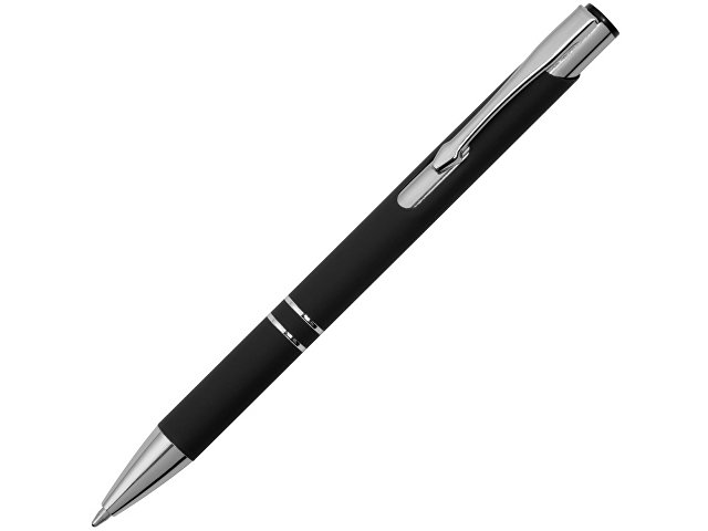 картинка Ручка металлическая шариковая C1 софт-тач, черный от магазина Одежда+