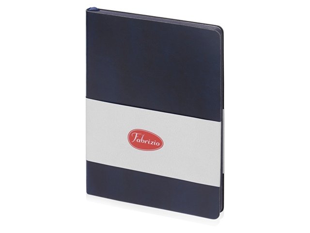 картинка Блокнот А5 «Fabrizio», 80 листов, цветной срез, темно-синий от магазина Одежда+