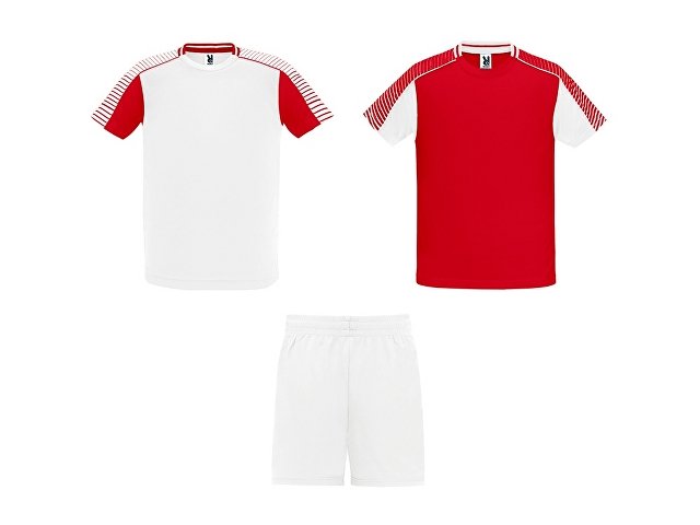картинка Спортивный костюм "Juve", белый/красный от магазина Одежда+