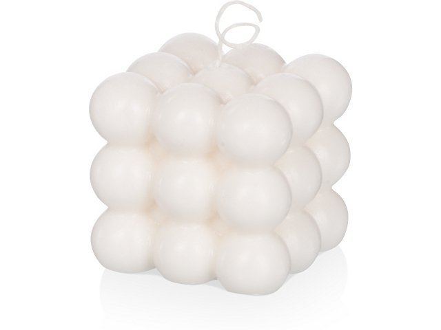 картинка Свеча "шарики" без отдушки, белый от магазина Одежда+