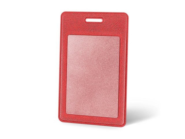 картинка Вертикальный карман из экокожи для карты "Favor", красный от магазина Одежда+