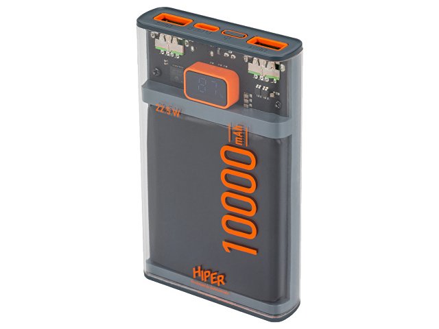 картинка Внешний аккумулятор «CORE X», 10000 mAh, черный от магазина Одежда+