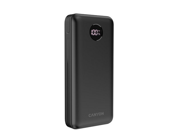 картинка Портативный аккумулятор Canyon PB-2002 (CNE-CPB2002B), черный от магазина Одежда+