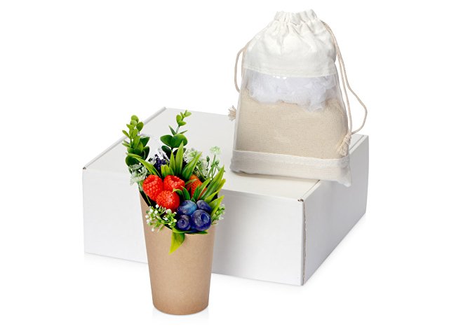 картинка Подарочный набор Ягодный аромат с мылом, набором для ванны от магазина Одежда+