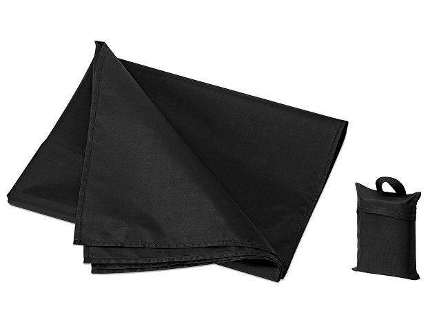 картинка Плед для пикника Spread в сумочке, черный от магазина Одежда+