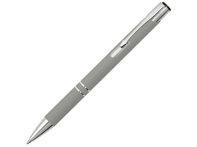 картинка Ручка металлическая шариковая C1 софт-тач, серый от магазина Одежда+