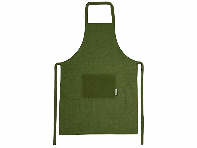 картинка Фартук MAULE из конопляной ткани плотностью, венчурный зеленый от магазина Одежда+