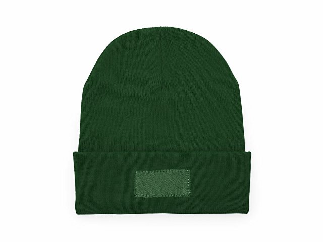 картинка Вязаная шапка BULNES из двухслойного акрила, темно-зеленый от магазина Одежда+