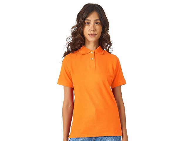 картинка Рубашка поло "Boston 2.0" женская, оранжевый от магазина Одежда+