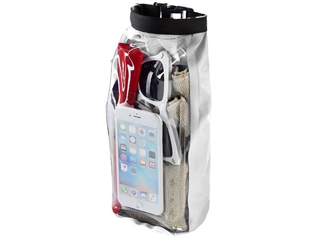 картинка Туристическая водонепроницаемая сумка объемом 2 л, чехол для телефона, белый от магазина Одежда+