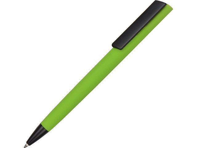 картинка Ручка пластиковая шариковая C1 софт-тач, зеленое яблоко от магазина Одежда+