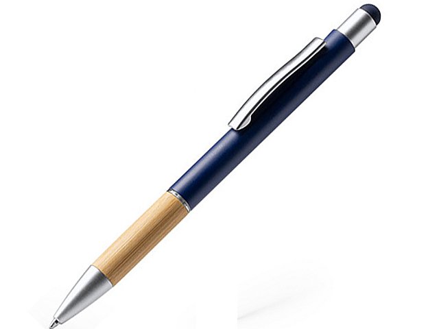 картинка Ручка-стилус металлическая шариковая OLTEN, темно-синий от магазина Одежда+