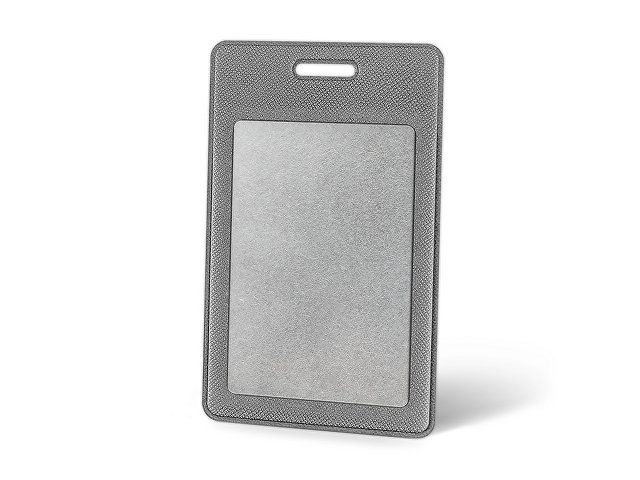 картинка Вертикальный карман из экокожи для карты "Favor", светло-серый от магазина Одежда+