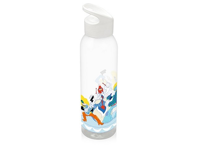 картинка Бутылка для воды "Бременские музыканты", прозрачный/белый от магазина Одежда+