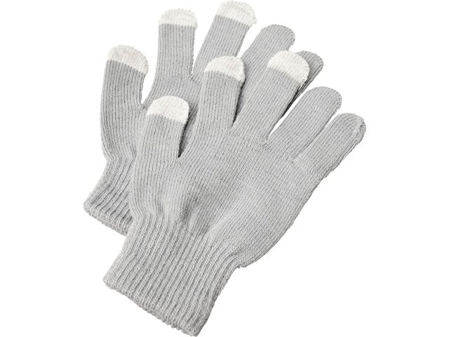 картинка Сенсорные перчатки Billy, светло-серый от магазина Одежда+