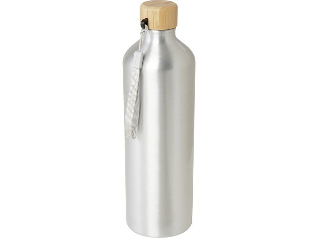 картинка Бутылка для воды Malpeza из переработанного алюминия, 1000 мл - Серебряный от магазина Одежда+