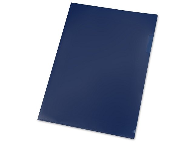 картинка Папка- уголок, для формата А4, плотность 180 мкм, синий матовый от магазина Одежда+
