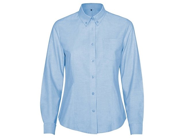 картинка Рубашка женская "Oxford", небесно-голубой от магазина Одежда+