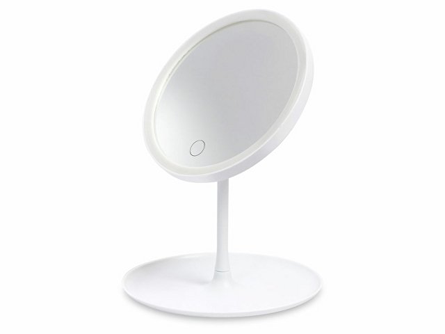 картинка Косметическое зеркало с LED-подсветкой "Beautific", белый от магазина Одежда+