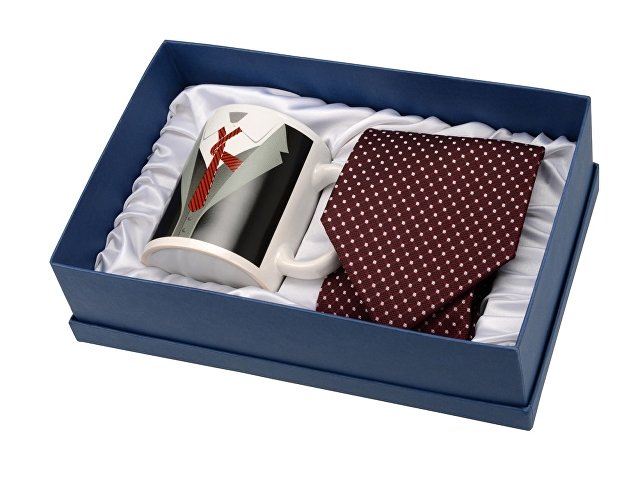 картинка Набор: кружка и галстук «Утро джентльмена» от магазина Одежда+