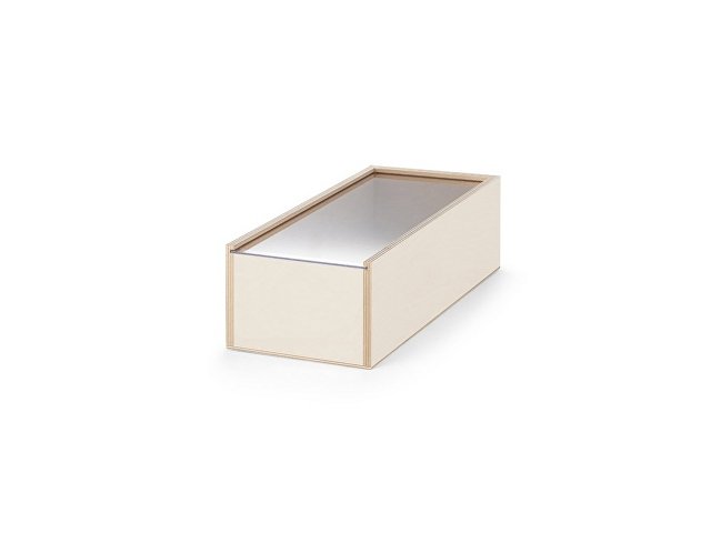 картинка Деревянная коробка BOXIE CLEAR M, натуральный от магазина Одежда+