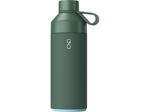 картинка Бутылка для воды Big Ocean Bottle объемом 1000 мл с вакуумной изоляцией, зеленый от магазина Одежда+