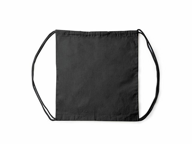 картинка Рюкзак-мешок NASKA из конопляной ткани, черный от магазина Одежда+