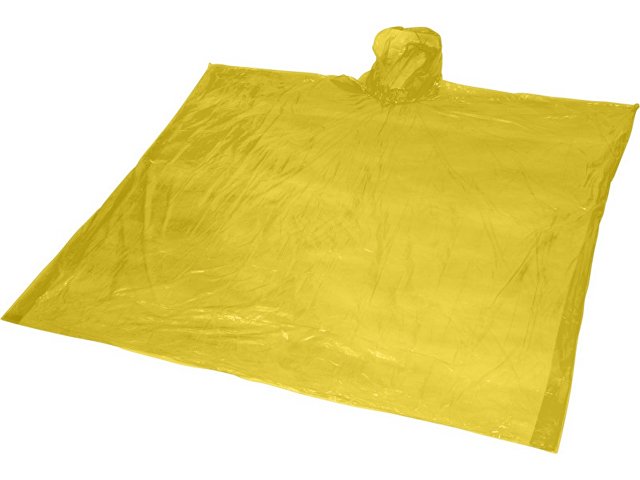 картинка Одноразовый дождевик Mayan с чехлом для хранения из материалов, переработанных по стандарту GRS - Желтый от магазина Одежда+