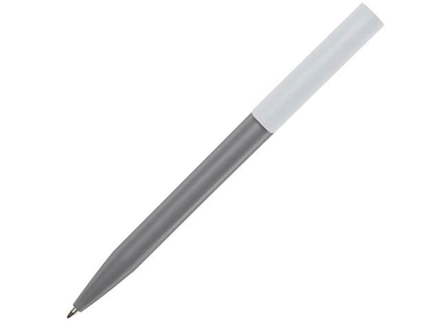 картинка Шариковая ручка Unix из переработанной пластмассы, синие чернила - Серый от магазина Одежда+