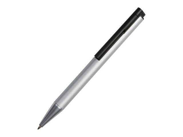 картинка Металлическая шариковая ручка с флеш-картой на 8 Гб "Jobs", серебристая от магазина Одежда+