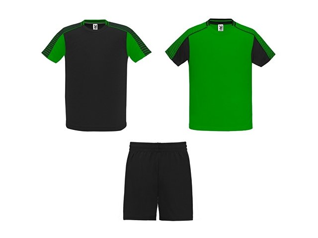 картинка Спортивный костюм "Juve", папоротниковый/черный от магазина Одежда+