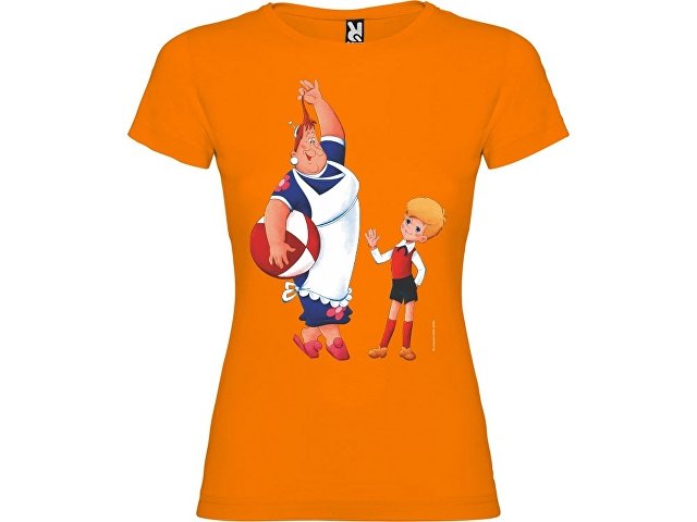 картинка Футболка "Карлсон» женская, оранжевый от магазина Одежда+