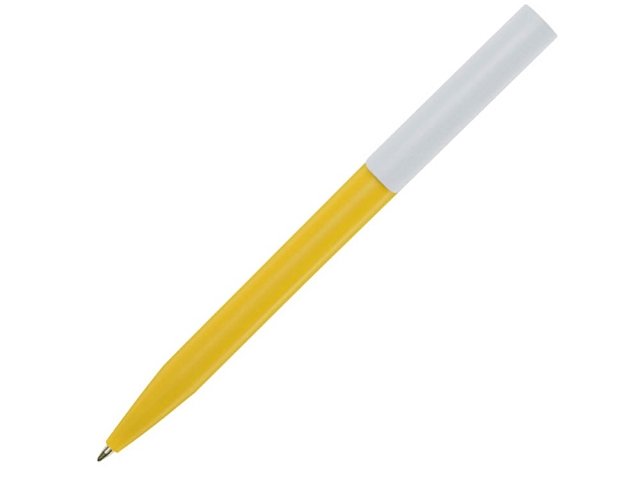 картинка Шариковая ручка Unix из переработанной пластмассы, черные чернила - Желтый от магазина Одежда+