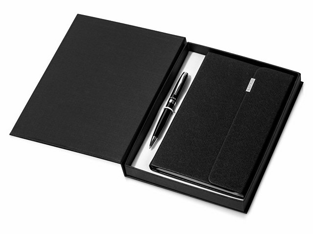 картинка Подарочный набор Tactical Dark: блокнот А5, ручка шариковая (P) от магазина Одежда+