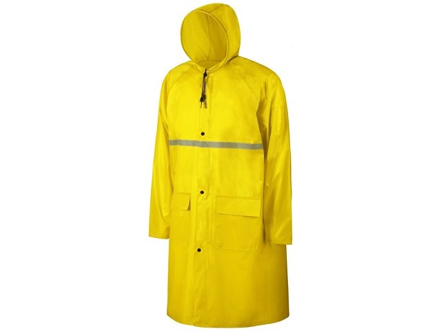 картинка Длиный дождевик Lanai  из полиэстера со светоотражающей тесьмой, желтый от магазина Одежда+