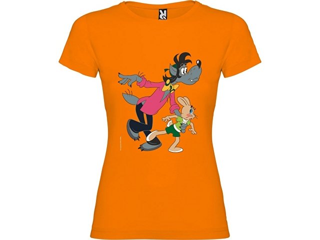 картинка Футболка "Ну, погоди!» женская, оранжевый от магазина Одежда+