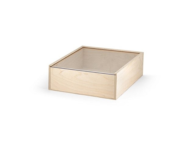 картинка Деревянная коробка BOXIE CLEAR L, натуральный светлый от магазина Одежда+