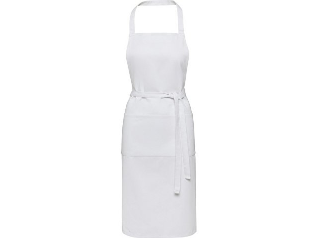 картинка Shara 240 г/м2 Aware™ фартук из переработанного материала - Белый от магазина Одежда+