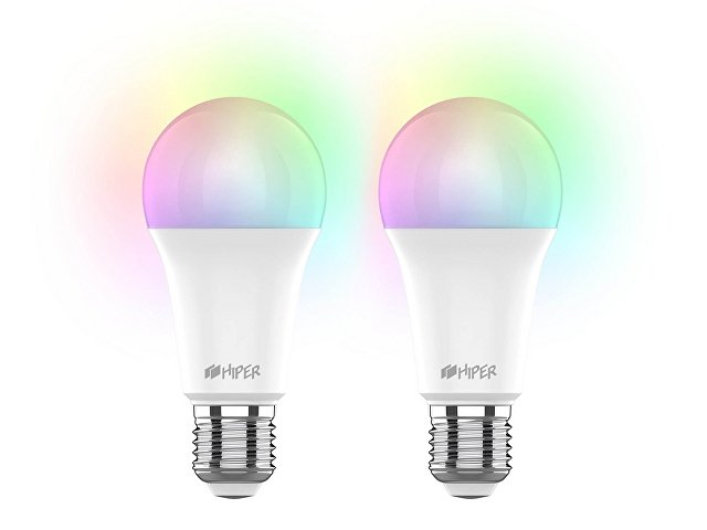 картинка Набор из двух лампочек «IoT CLED M1 RGB», E27, белый от магазина Одежда+