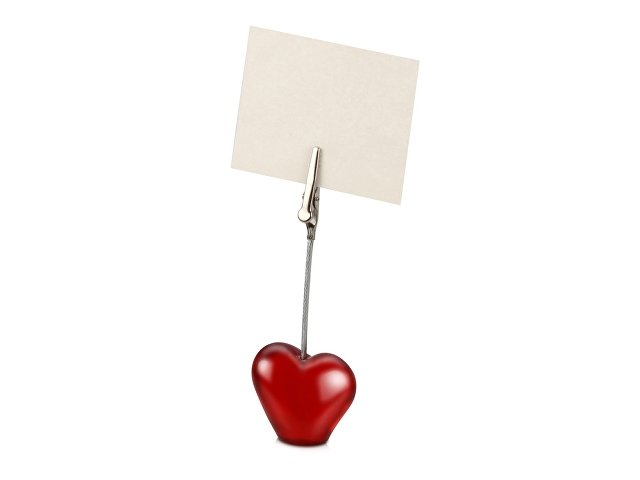 картинка Держатель для документов "Сердце", красный от магазина Одежда+